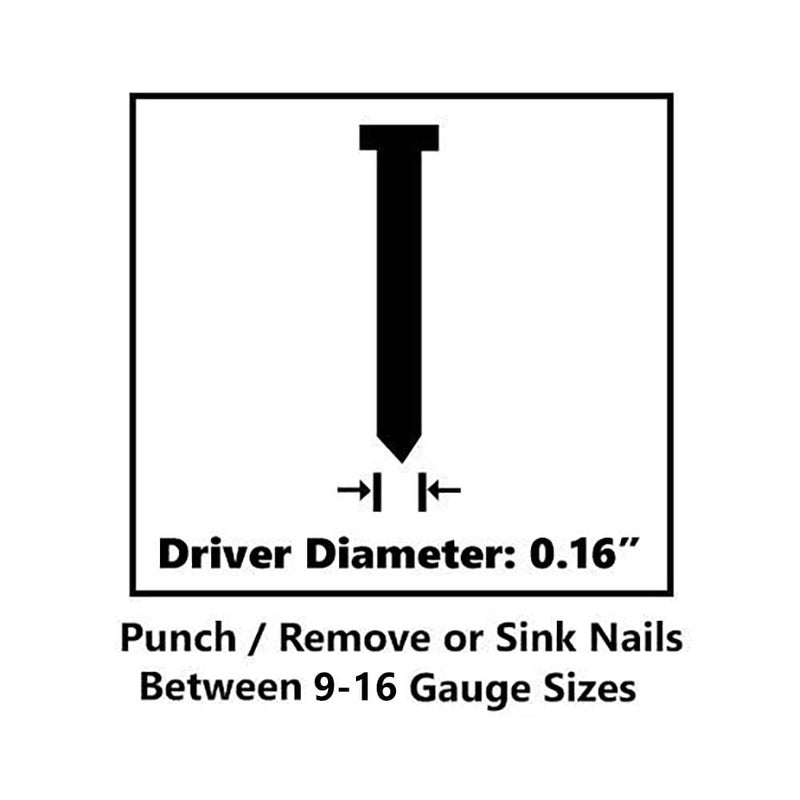 AIR LOCKER AP700 Heavy Duty Professional Punch Nailer/Nail Remover with Free Steel Coupler Plug 1/4 Inch x 1/4 Inch Male NPT - Image 3